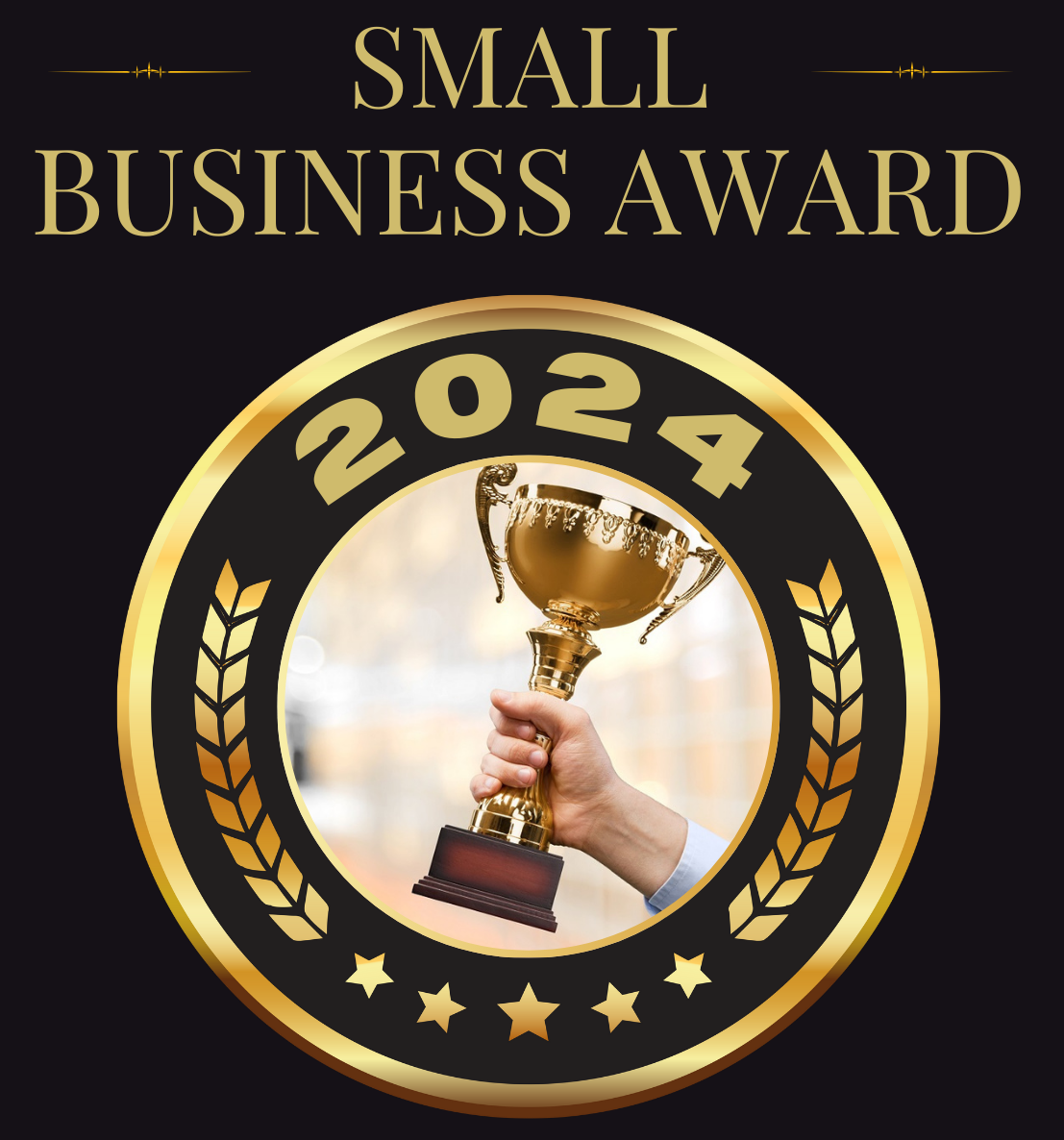 Black and Gold Elegant Business Award Virtual Invitation Black and Gold Elegant Business Award Virtual Invitation